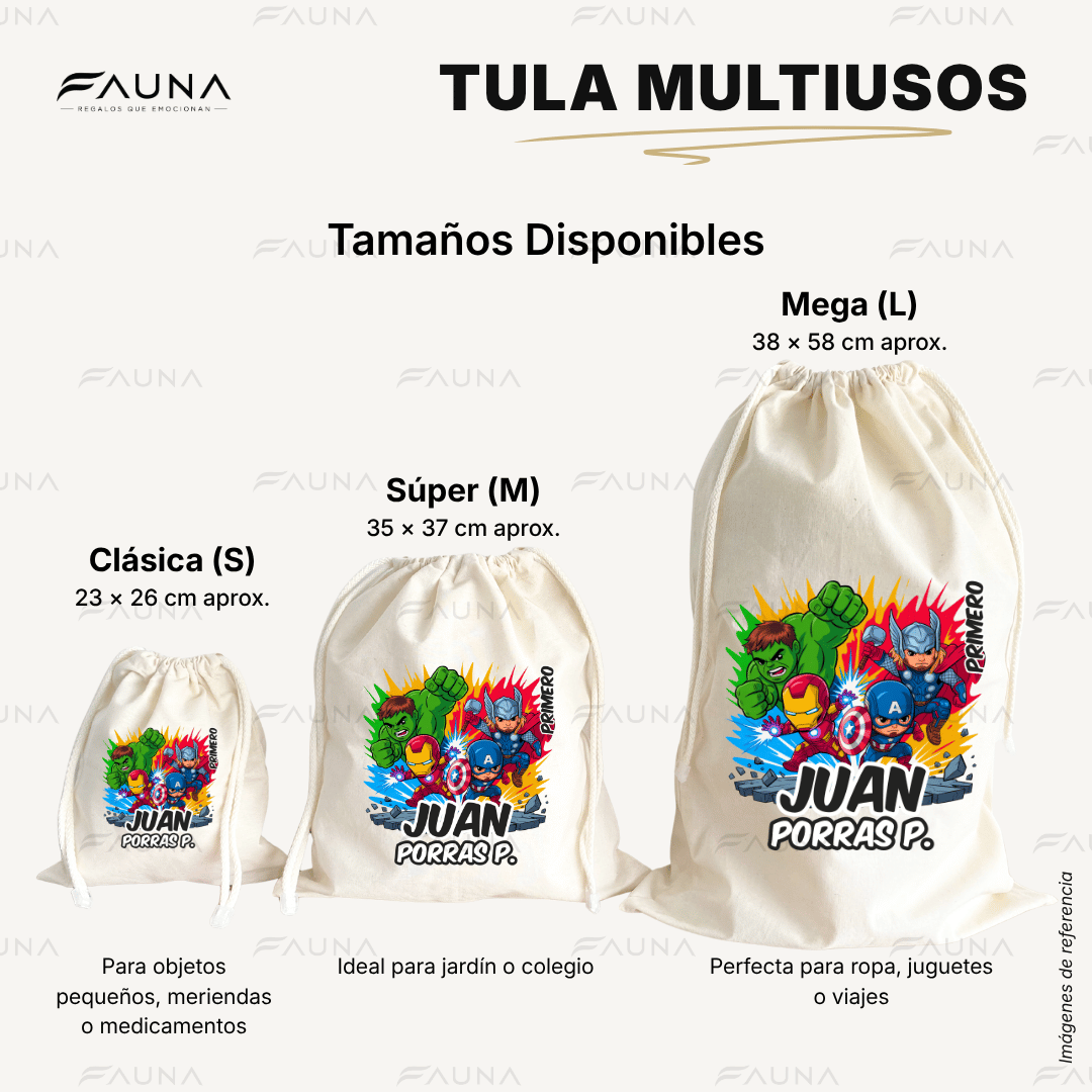 Superhéroes Niño 🦸‍♂️ - Etiquetas Escolares Premium Personalizadas