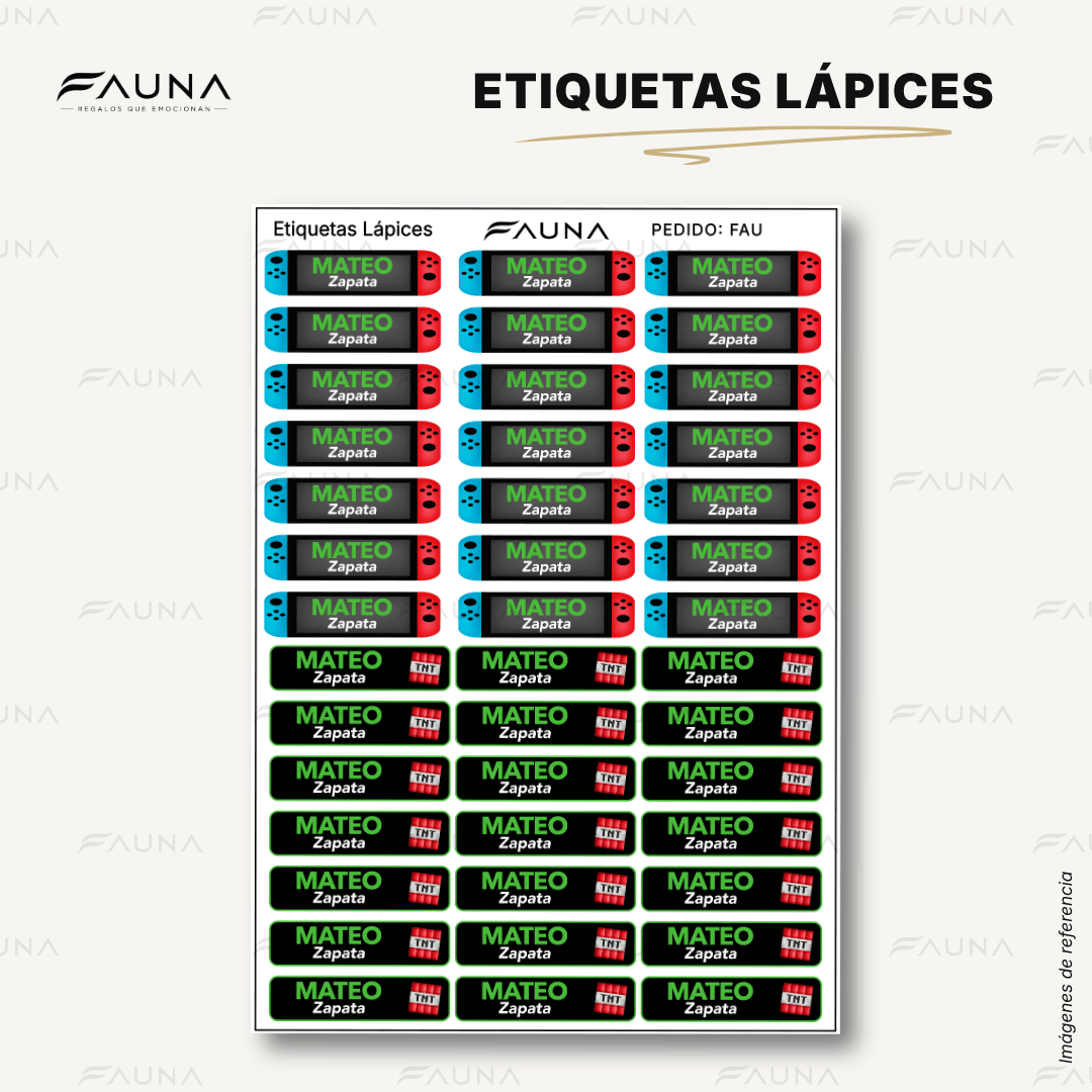 Videojuegos – Etiquetas Escolares Personalizadas