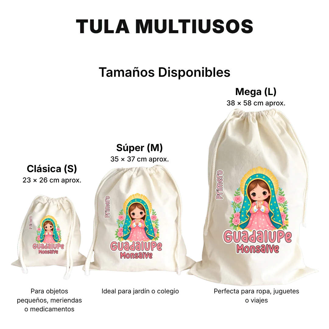 Virgencita de Guadalupe – Tula Multiusos Personalizada