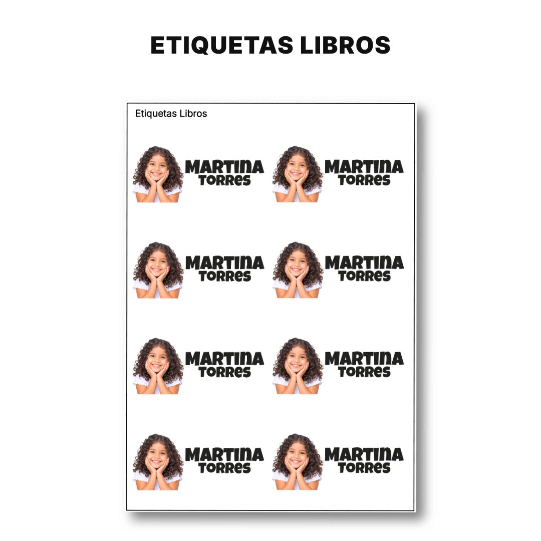 Con Foto – Etiquetas Personalizadas