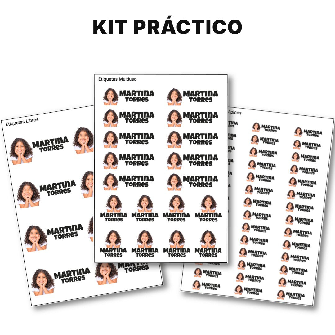 Con Foto – Etiquetas Personalizadas