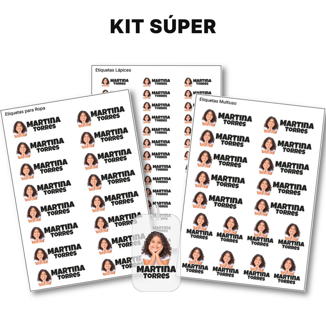 Con Foto – Etiquetas Personalizadas
