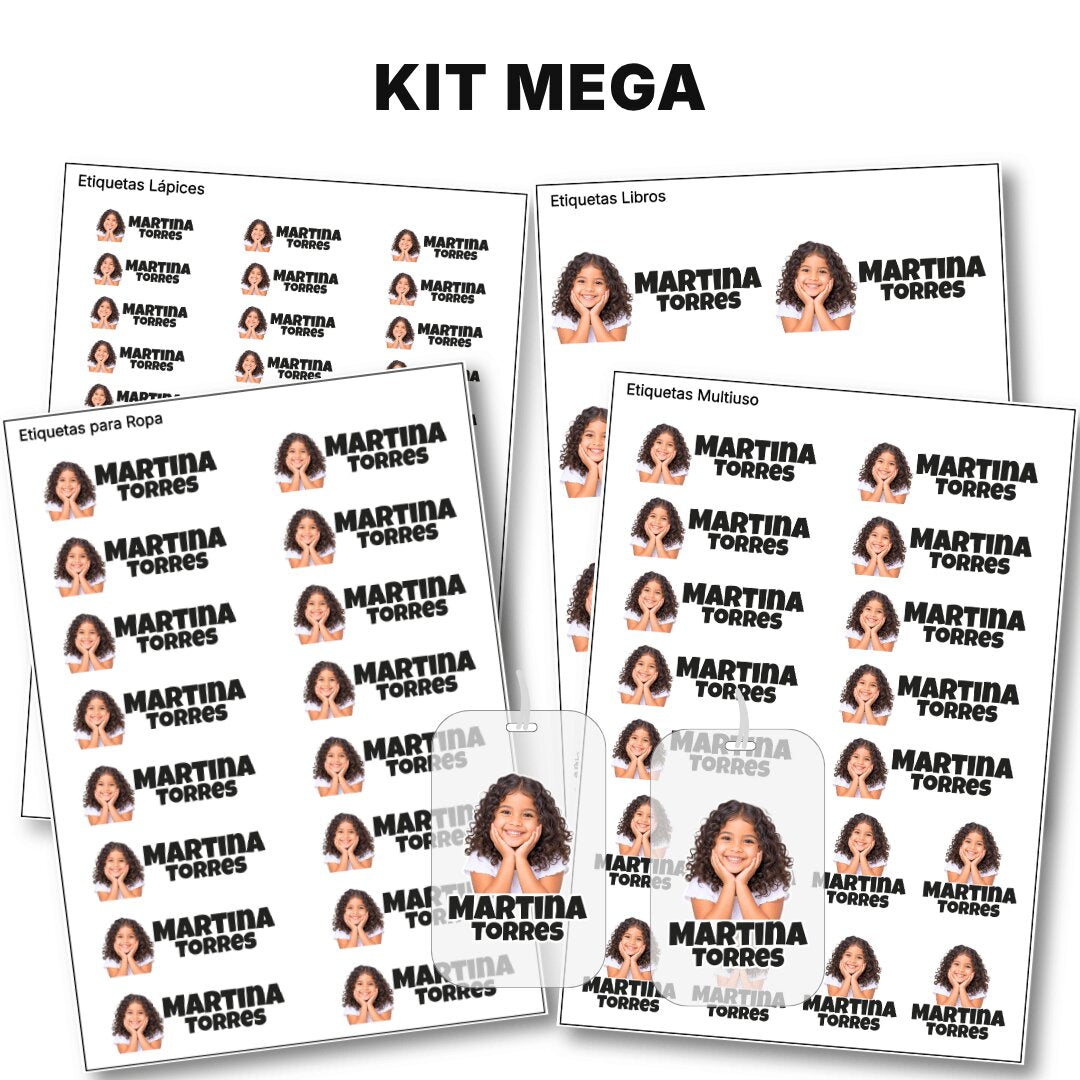 Con Foto – Etiquetas Personalizadas