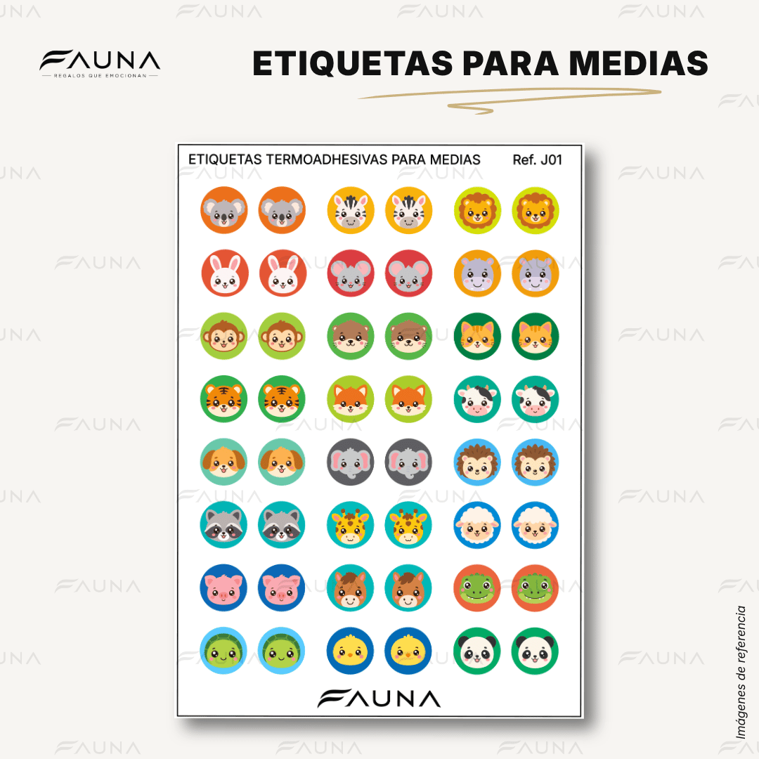 Etiquetas Termoadhesivas para Medias