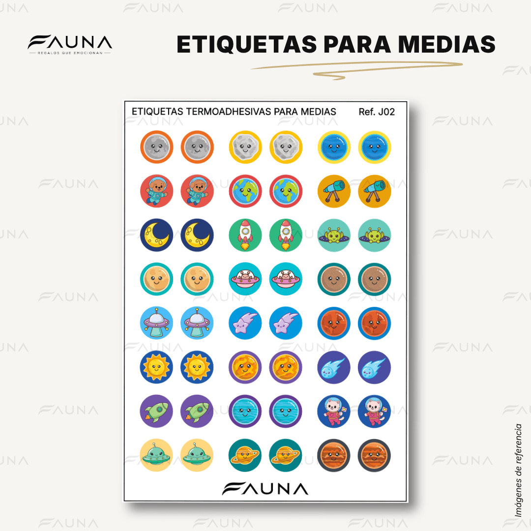 Etiquetas Termoadhesivas para Medias