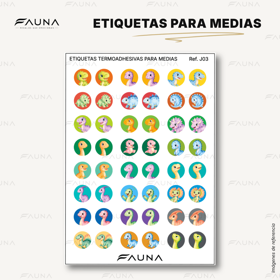 Etiquetas Termoadhesivas para Medias