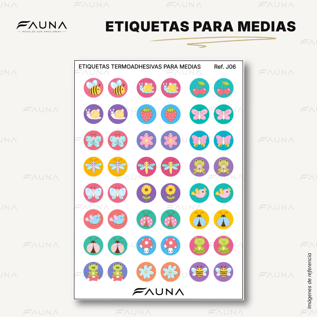Etiquetas Termoadhesivas para Medias
