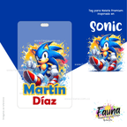 Etiquetas Escolares Premium Personalizadas – inspiradas en Sonic 🌀🐾 - Fauna Regalos que emocionan