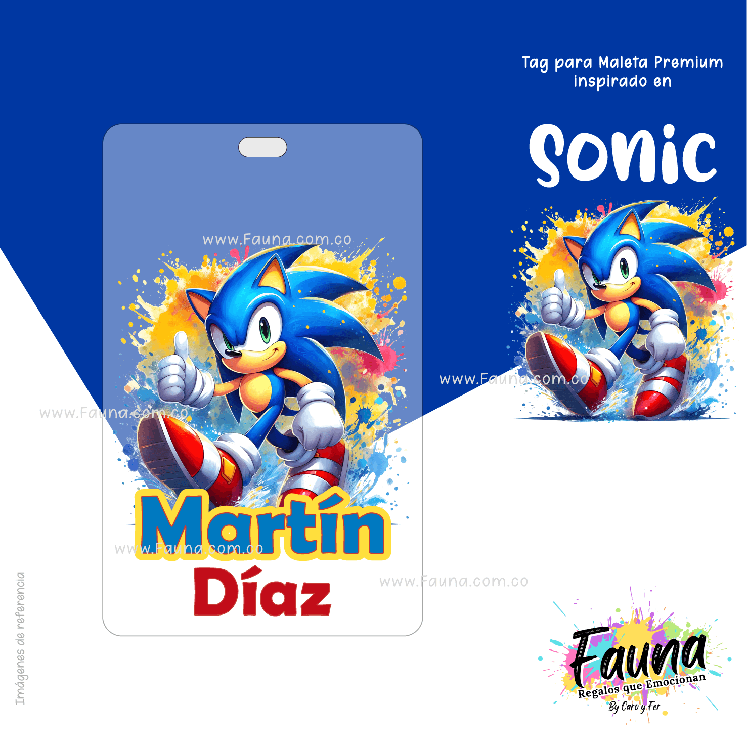 Etiquetas Escolares Premium Personalizadas – inspiradas en Sonic 🌀🐾 - Fauna Regalos que emocionan