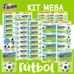 Fútbol Niño ⚽ - Etiquetas Escolares Premium Personalizadas