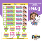 Gabby’s Dollhouse! 🏡 - Etiquetas Escolares Premium Personalizadas