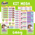 Gabby’s Dollhouse! 🏡 - Etiquetas Escolares Premium Personalizadas