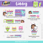 Gabby’s Dollhouse! 🏡 - Etiquetas Escolares Premium Personalizadas