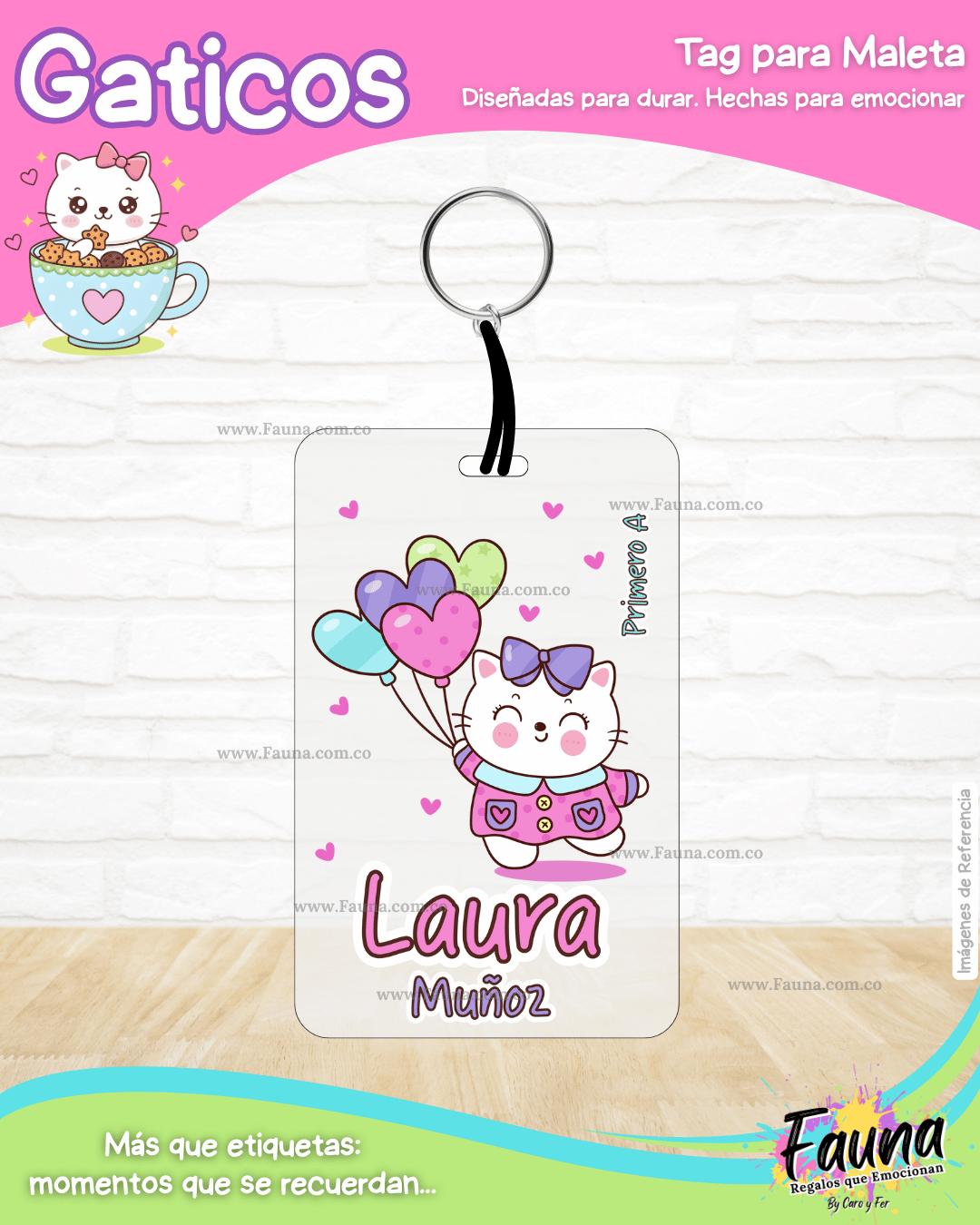 Gaticos 🐾 - Etiquetas Escolares Premium Personalizadas