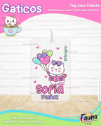 Gaticos 🐾 - Etiquetas Escolares Premium Personalizadas