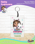 Gatita Aventurera 🏡 - Etiquetas Escolares Premium Personalizadas