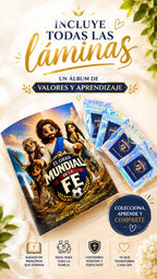 ⚽✨ El Gran Mundial de la Fe – Álbum de Láminas Bíblico para Niños (incluye todas las láminas)