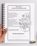 Libro para Colorear y Aprender - La Historia de Colombia para Niños