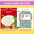 Kit Navideño: Carta al Niño Dios + Actividades Creativas - Fauna Regalos que emocionan