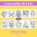 Kit Navideño: Carta al Niño Dios + Actividades Creativas - Fauna Regalos que emocionan