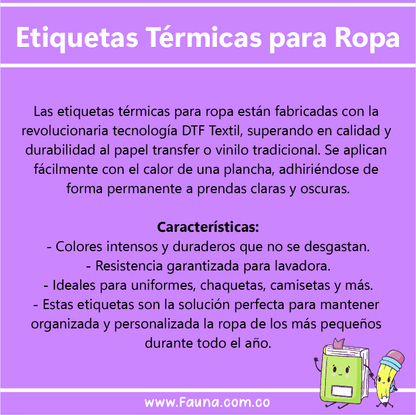 Etiquetas Escolares Premium Personalizadas – inspiradas en Gabby’s Dollhouse! ✨🏡 - Fauna Regalos que emocionan