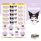 Kuromi 💜 - Etiquetas Escolares Premium Personalizadas