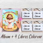 ✨ Álbum de Láminas de la Semana Santa – Diseñado para Niños - con láminas incluidas