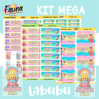 Labubu 🌈 - Etiquetas Escolares Premium Personalizadas