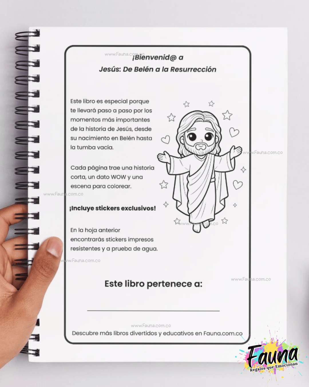 Libro para Colorear y Aprender – Jesús de Belén a la Resurrección