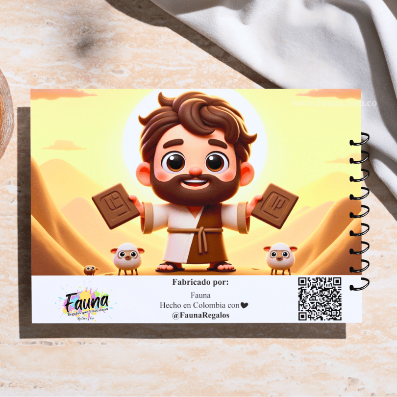 📖✨ Libro de Colorear Infantil – La Historia de Moisés (50 hojas)