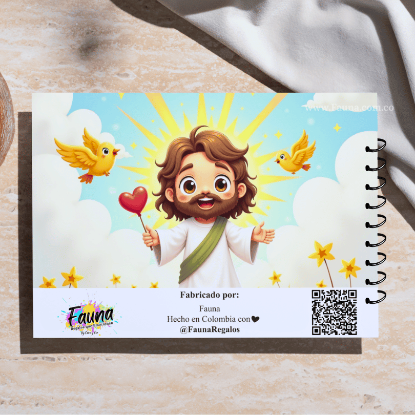 🎨 Libro de Colorear Infantil – Historias de Jesús (50 hojas)