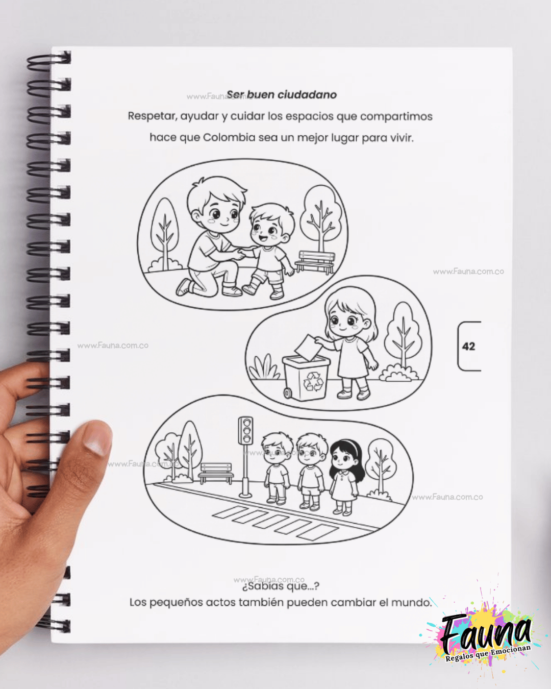 Libro para Colorear y Aprender - La Historia de Colombia para Niños
