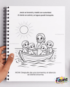 Libro para Colorear y Aprender – Jesús Historias y Milagros