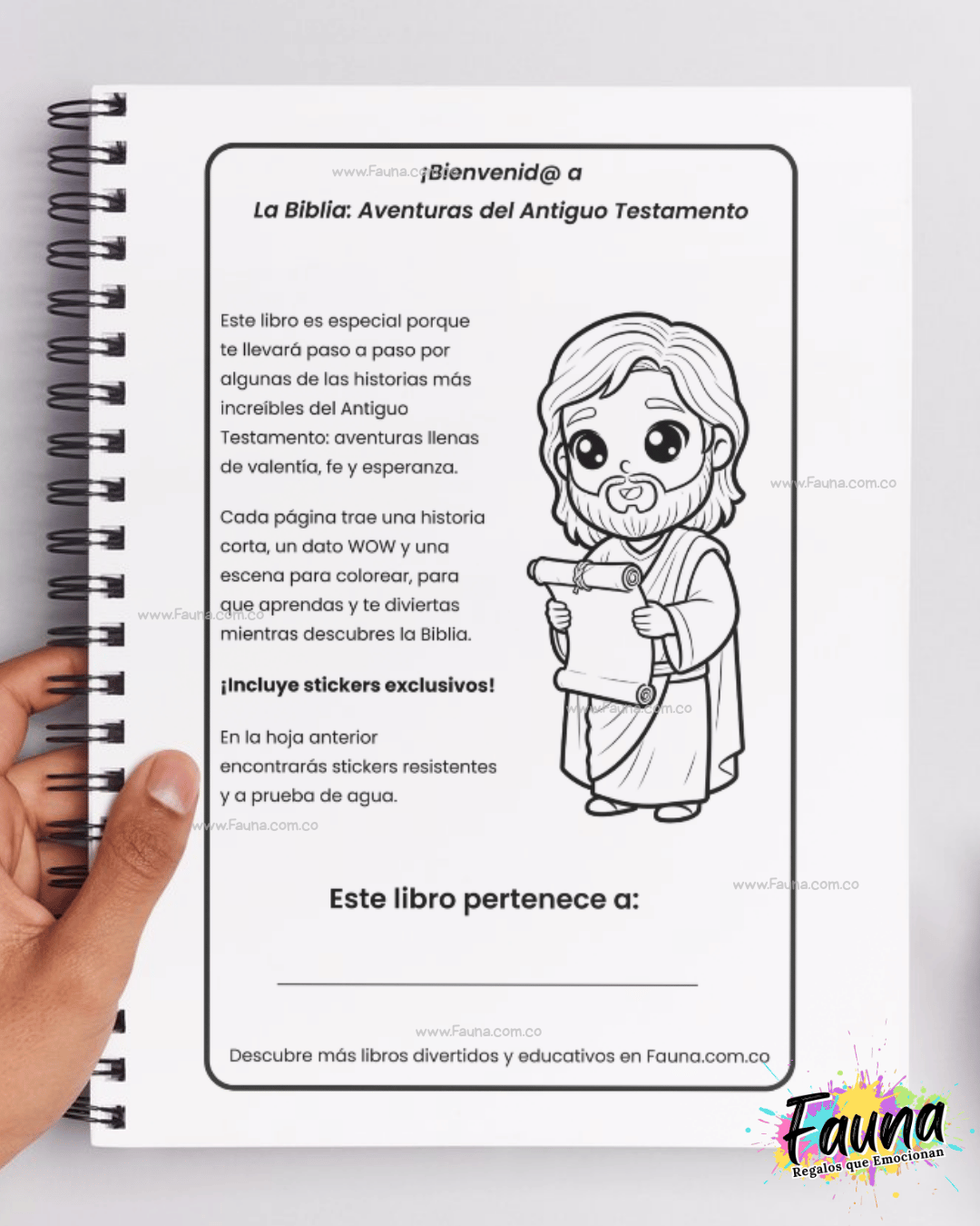 Libro para Colorear y Aprender – La Biblia Aventuras del Antiguo Testamento