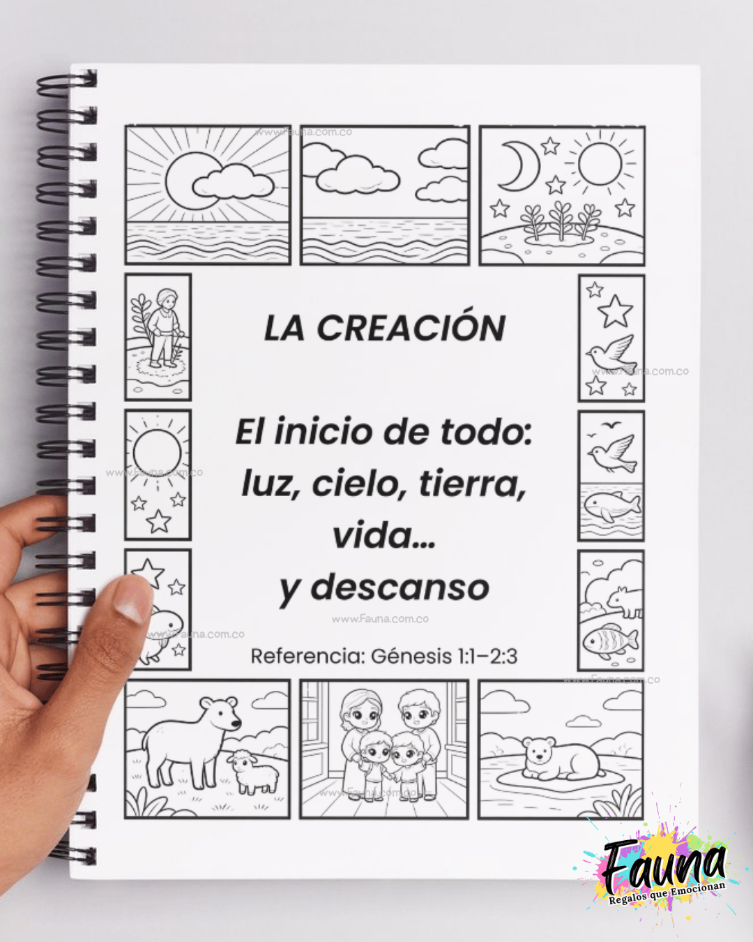Libro para Colorear y Aprender – La Biblia Aventuras del Antiguo Testamento