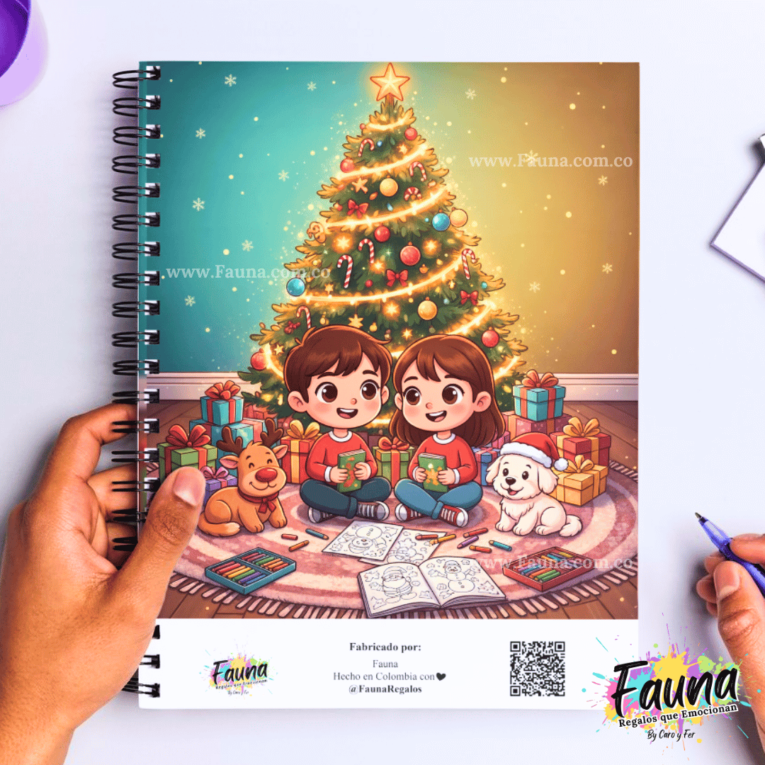 Libro para Colorear y Aprender – La Magia de la Navidad 🎄