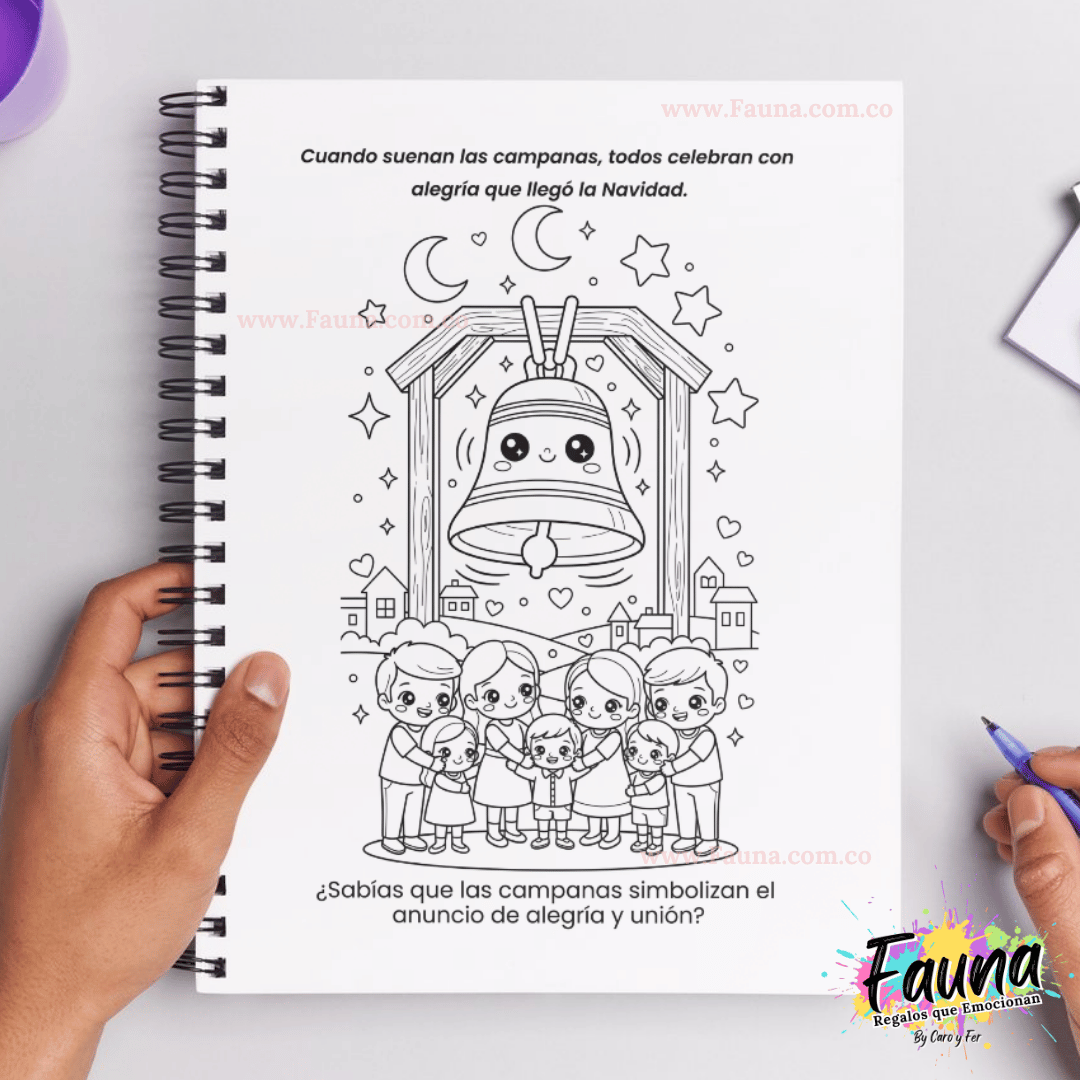 Libro para Colorear y Aprender – La Magia de la Navidad 🎄