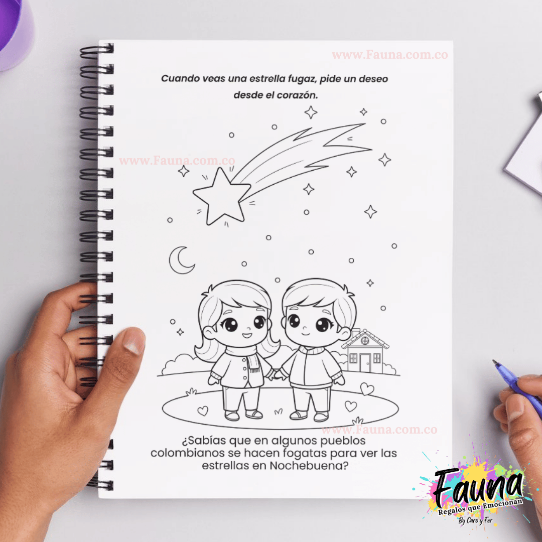 Libro para Colorear y Aprender – La Magia de la Navidad 🎄