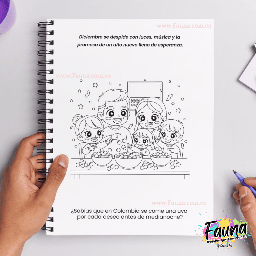 Libro para Colorear y Aprender – La Magia de la Navidad 🎄