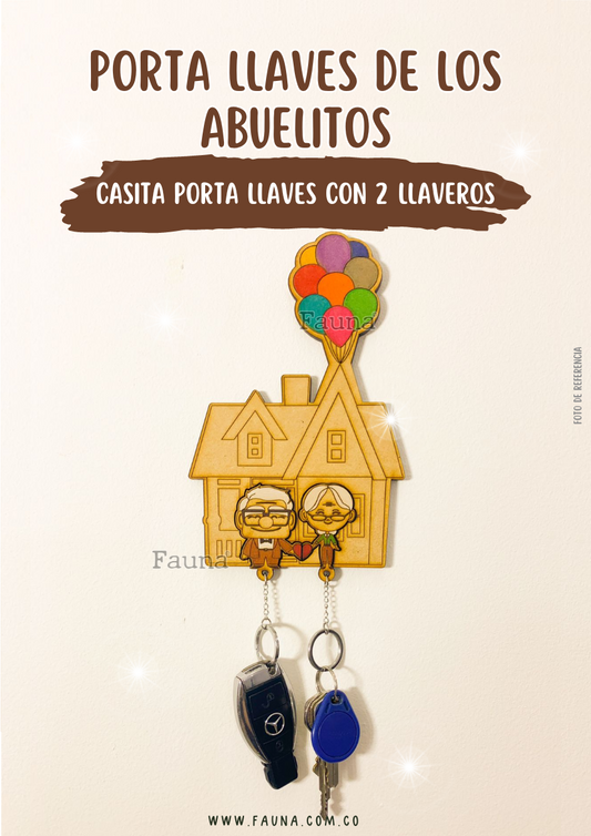 Portallaves de los Abuelitos - Fauna Regalos Personalizados