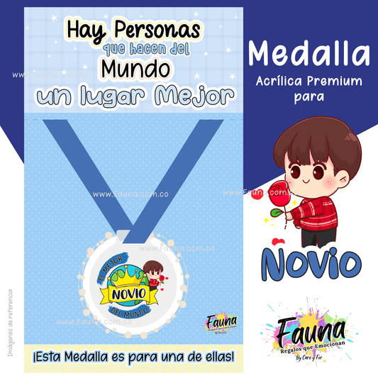 🏅 Medalla “El Mejor Novio del Mundo”