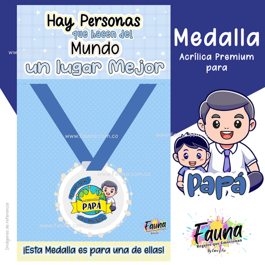 🏅 Medalla “El Mejor Papá del Mundo”