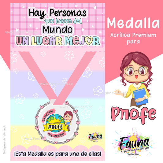 🏅 Medalla “La Mejor Profe del Mundo”
