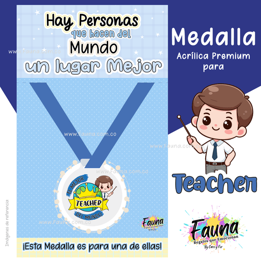🏅 Medalla El Mejor Teacher del Mundo”