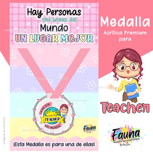 🏅 Medalla “La Mejor Teacher del Mundo”