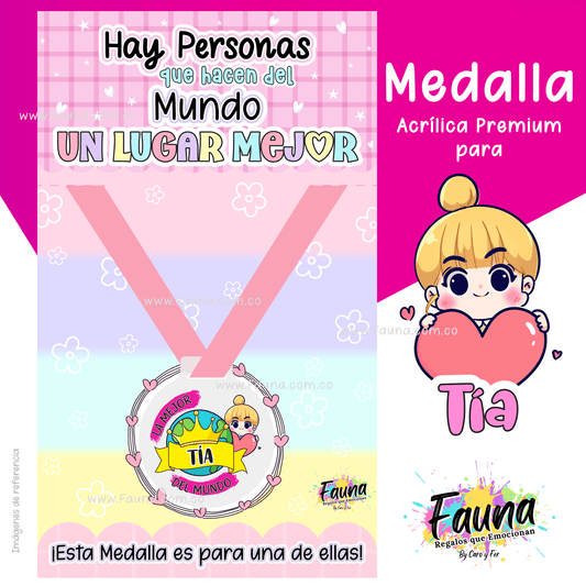 🏅 Medalla “La Mejor Tía del Mundo”