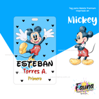 Mickey 🐭 - Etiquetas Escolares Premium Personalizadas