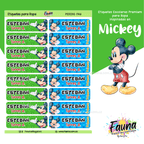 Mickey 🐭 - Etiquetas Escolares Premium Personalizadas