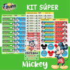Mickey 🐭 - Etiquetas Escolares Premium Personalizadas