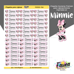 Minnie 🎀 - Etiquetas Escolares Premium Personalizadas